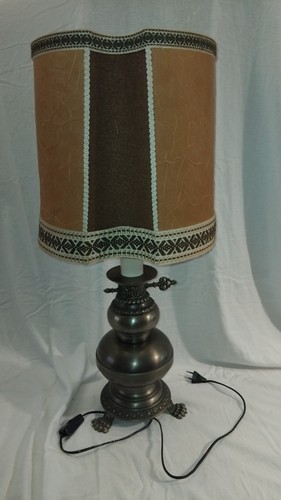 Tischlampe zinnfuß - tischlampe,