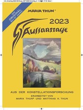 Aussaattage 2023 Maria Thun