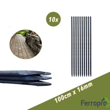 Ferropro 10Stk Schnureisen Schnurnagel Erdnagel Schnurpfahl versch. Größen