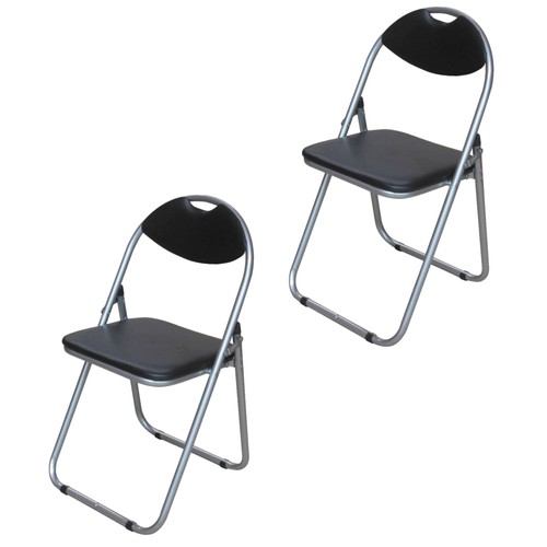 2er set schwarz kunstleder - schwarz,