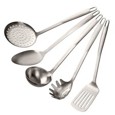 Stanley Rogers Küchenhelfer Set in Silber 5-tlg Kochbesteck Edelstahl rostfrei