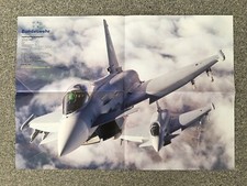 Bundeswehr Poster Luftwaffe "Eurofighter 2er-Rotte über den Wolken"