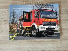 Mercedes-Benz Artego Feuerwehr Prospekt 16 Seiten 
