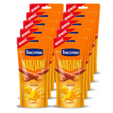 7x  Tarczynski Kabanos Cabanossi Gefüllt Mit Cheddar Käse Trocken Wurst  95g