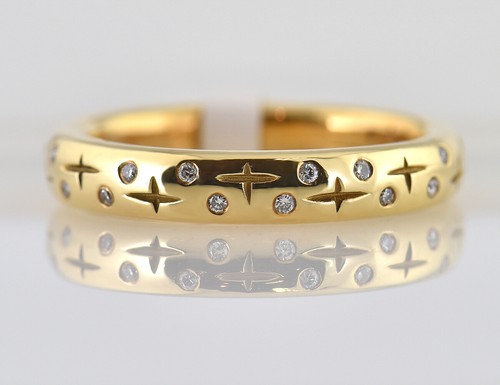 Diamantring 585 gelbgold - diamantring, 14