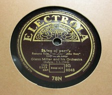 GLENN MILLER  & ORCH. String Of Pearls / Little Brown Jug ELECTROLA (548)