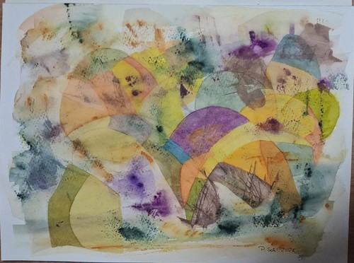 Original aquarell bild - aquarell,