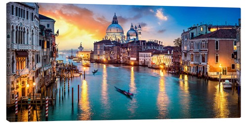 Leinwandbild canal grande - leinwandbild,