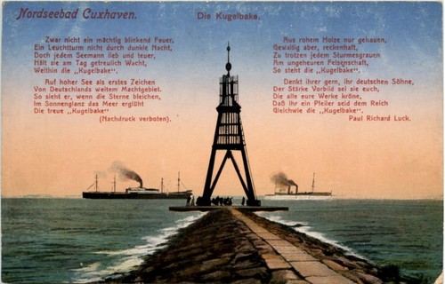 Cuxhaven die kugelbake - cuxhaven,,