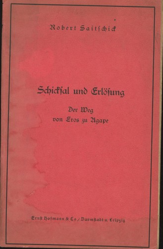 Schicksal und erlösung der - und,