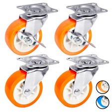 Transportrollen 4 Rollen Satz Möbelrolle Lenkrolle Laufrolle Industrierollen