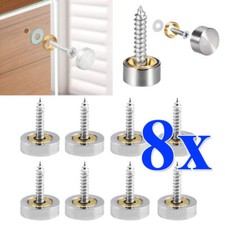 8x Edelstahl Schrauben