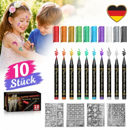 Glitzer tattoo stifte kinder - stifte,