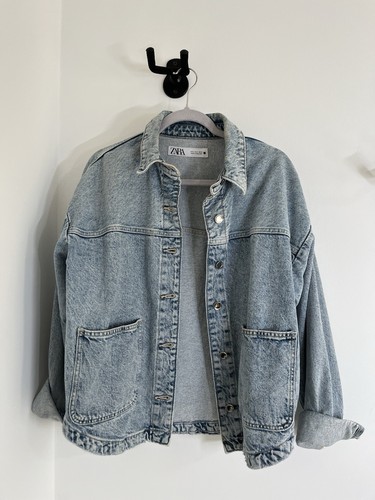 Zara damen jeansjacke blau - zara,