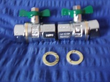 2 WESA-TW-Kugelhähne aus