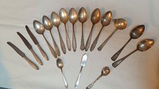 Versilberter alte Besteck