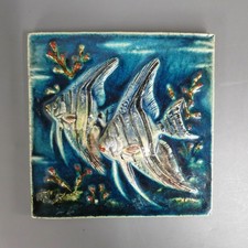 Fliese SKALARE Kachel Fisch Wandfliese KARLSRUHER MAJOLIKA 6386 Feisst