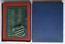 GDR ceramic plaque friendship