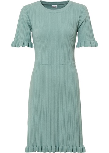 Strickkleid mit rüschen - rüschen, gr