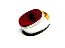 Oldtimer Rücklicht silber