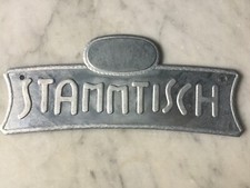 Stück stammtisch schild - stammtisch,