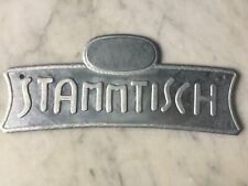 1 Stück Stammtisch Schild