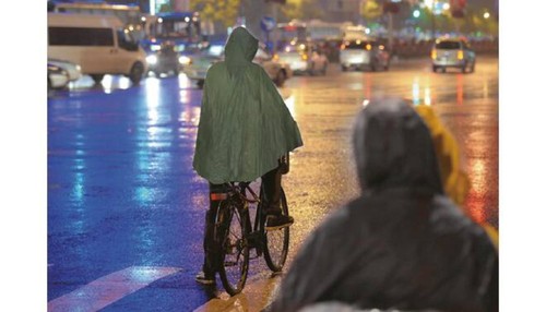 Regenponcho grün kapuze - regenponcho, –