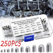 250 Stück Madenschrauben Set