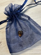 Bernstein Anhänger Kette Herz