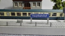 Bahnhofsschild H0 Hauptbahnhof