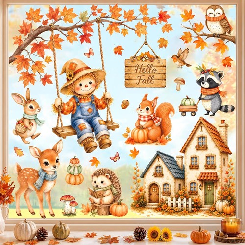 Fensterbilder herbst stück - herbst,