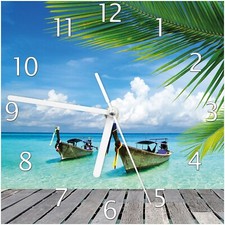 Wallario Wanduhr aus Glas