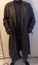 Herren Ledermantel schwarz Gr. L