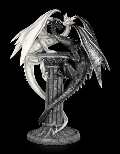 Drachen figur darkwhite auf - -,