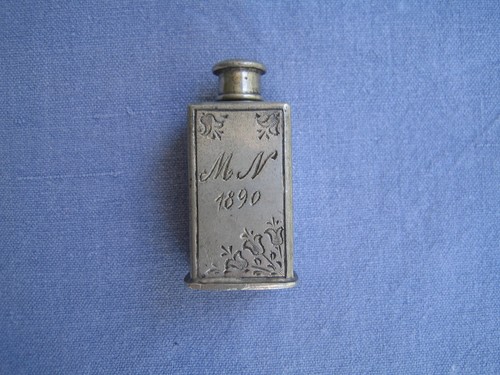Zinn flakon parfum flasche - zinn,