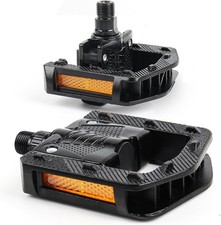 Fahrradpedale Faltbar CNC Aluminium Klapppedal, 9/16 Zoll mit Reflektoren