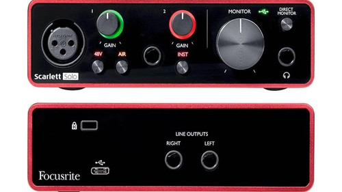 Focusrite scarlett solo - scarlett, 3rd