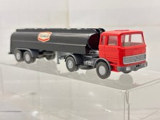 WIKING Vorserien_Werbemodell "TEXACO" Tanksattelzug schwarz MB 1620