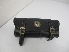 Gabeltasche Leder - Kunststoff schwarz YAMAHA XV535 Virago 2YL 88-00 (98)