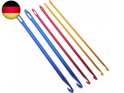 Tunesisches häkelnadel set - tunesisches, häkelnadel-set