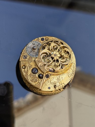 Uhrwerk spindeltaschenuhr - uhrwerk,