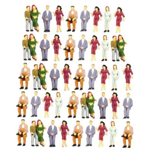 200stk 100 modellfiguren - 200stk, 1/100