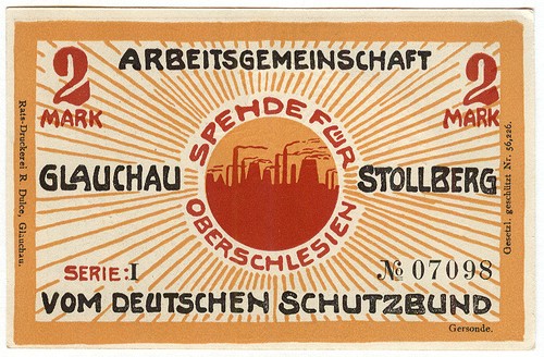 Notgeldschein glauchau - -,