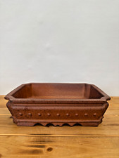 Bonsaischale frostfest S 497 braun rechteckig
