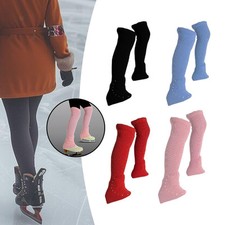 Eiskunstlauf Beinlinge Decor Stricken Lange Beinlinge für Frauen Erwachsene