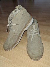 Suede Desert Boots, Chukka Boots For Unisex, Made In Italy, Brown, Size- 38