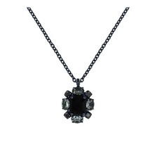 KONPLOTT Kette Strictly Beautiful schwarz gun metal necklace pendant Halskette