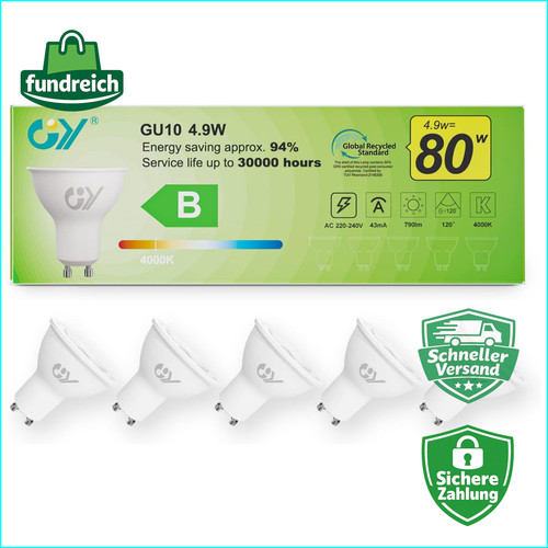 Gu10 led lampe 790 lumen - led,