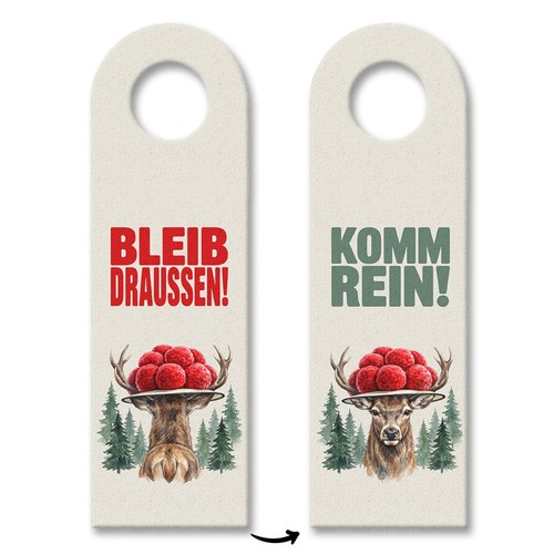 Hirsch mit bollenhut - hirsch,