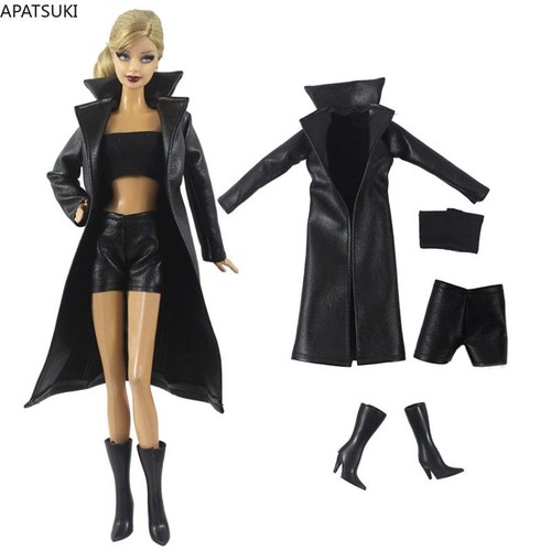 Schwarzes leder outfits - leder, für